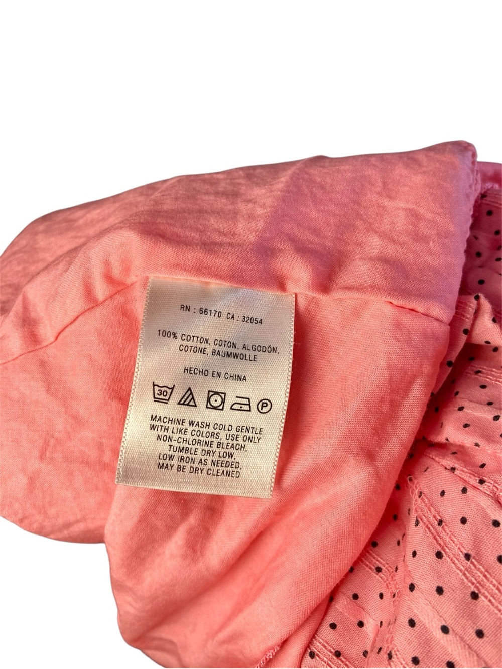 Anthropologie Moulinette Soeurs Melon Ball Pink Polka Dot Midi Dress Size 4 - Picture 8 of 12